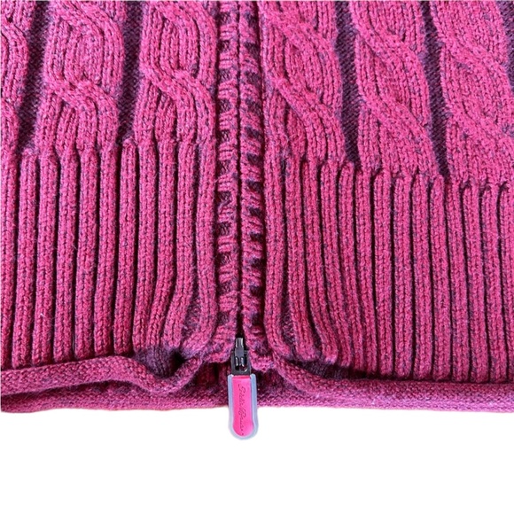Eddie Bauer Zip Cable Knit Sweater - Picture 2 of 4